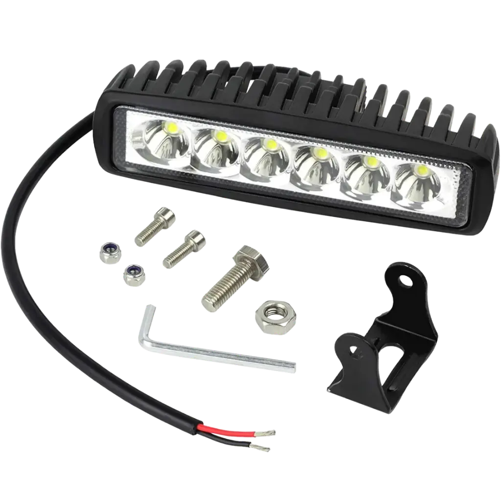 FARO LED BARRA STROBER BLANC/AMAR 