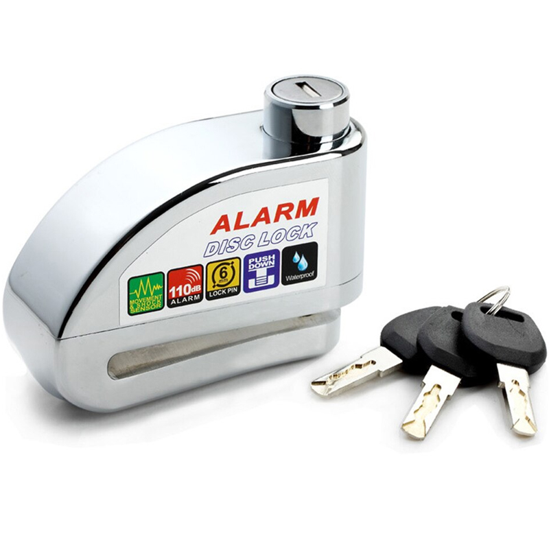 CANDADO DISCO CROMADO 