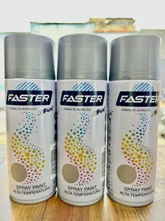 SPRAY GRIS FASTER 350ML ALTA TEMP. 