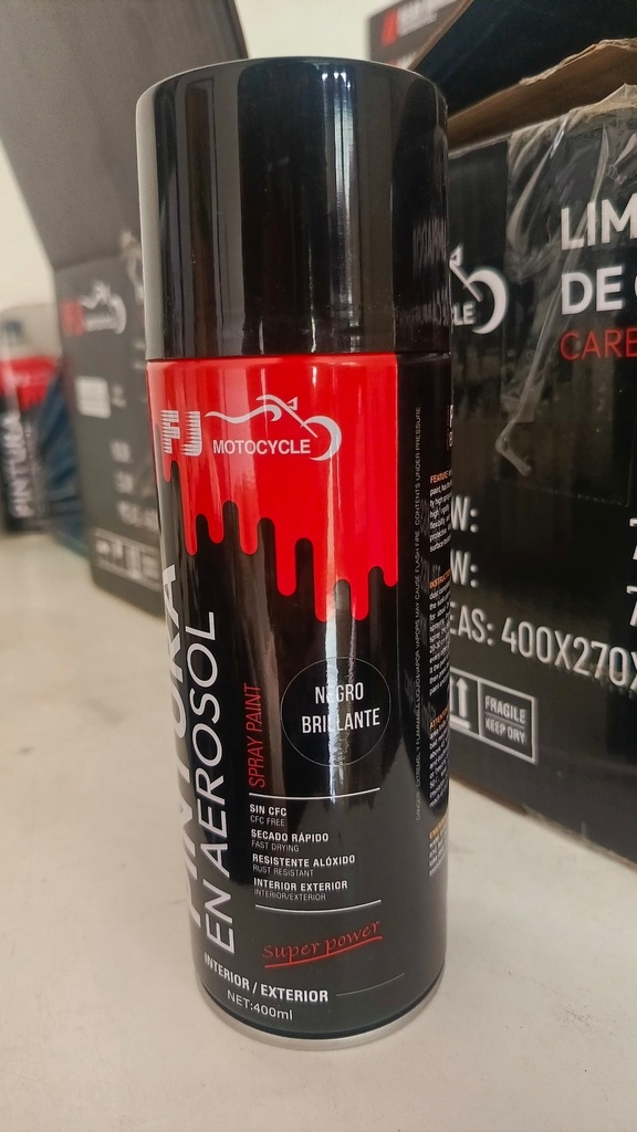 SPRAY NEGRO BRILLANTE (FJ)