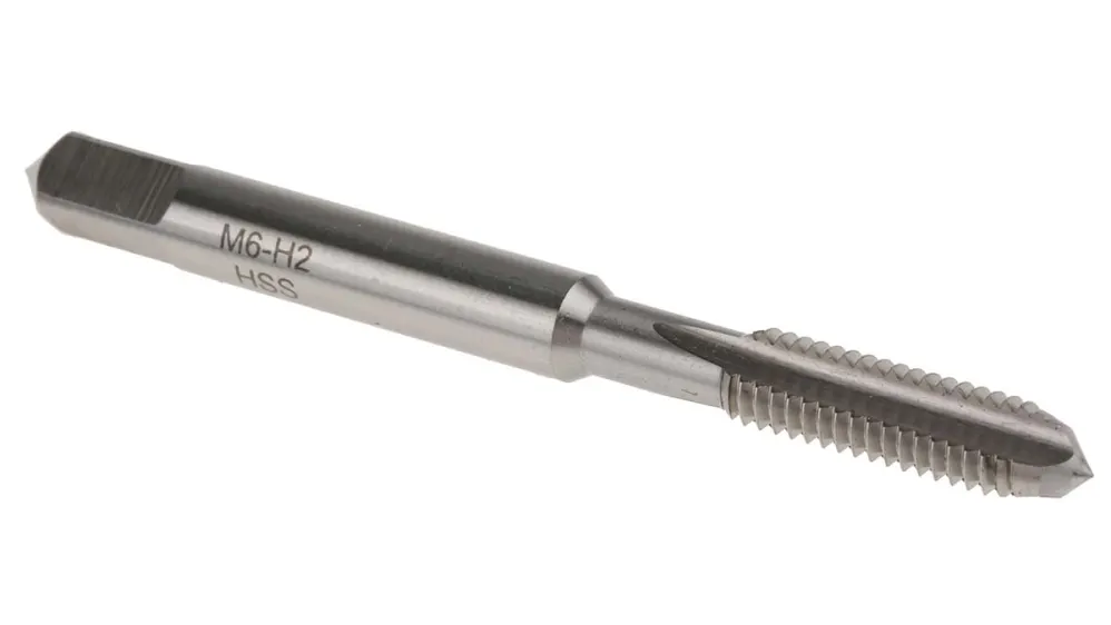 JUEGO MACHOS 3 PZAS. PARA ROSCAR PASO GRUESO DIN 352 natural M6-1,00