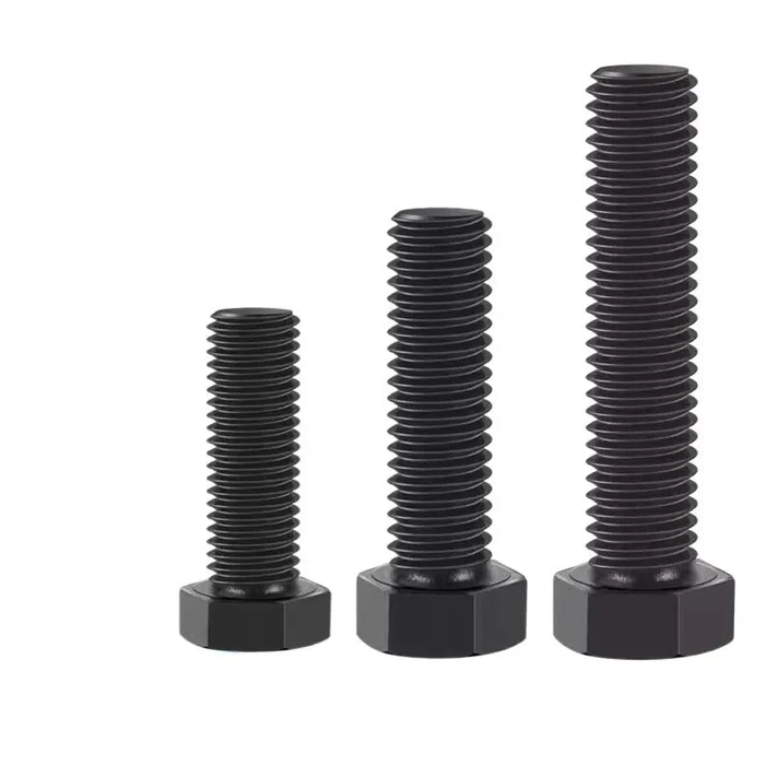 TOR HEX 8.8, DIN 931 R. PARCIAL negro M6-1,00x100