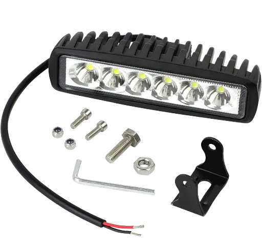 [FBL95-86] FARO LED BARRA STROBER BLANC/AMAR 