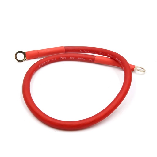 [CAF1286-2] CABLE POSITIVO BATERIA 40CM ROJO