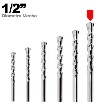 [9011-032200-2] BROCA PARA CONCRETO DIN 8039 / ISO 5468 zinc 1/2x200 mm