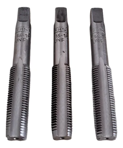 [9102-140000-0] JUEGO MACHOS 2 PZAS. PARA ROSCAR UNF DIN 351 natural 9/16-18