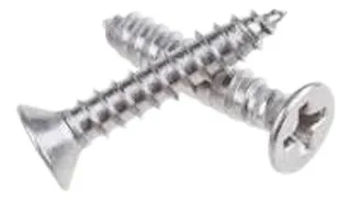 [0606-012032-2] TOR AUTO PLANA PHS - 100 PCS, zinc 12-14x1-1/4