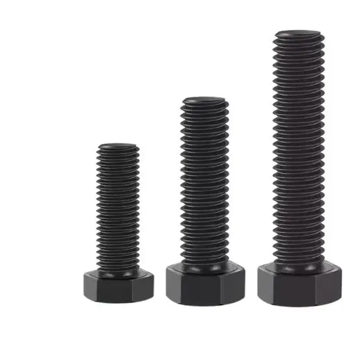 [0341-060110-1] TOR HEX 8.8, DIN 931 R. PARCIAL negro M6-1,00x110